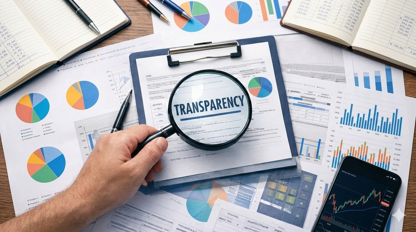 Trust and transparency illustration